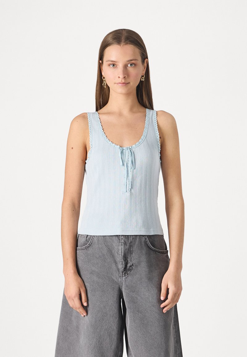 GAP GAP X DOEN POINTELLE TANK - Top - dublin blue