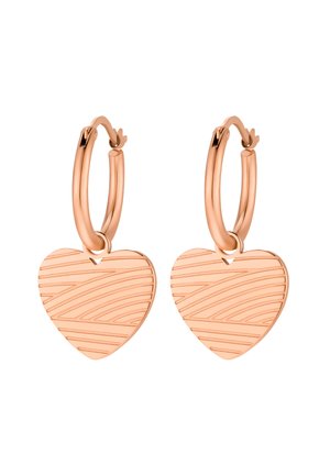 MIT HERZ  LEA  - Ohrringe - rose goldfarbend