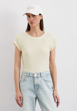 SHORT SLEEVE ROUND NECK - Basic T-shirt - natural cotton