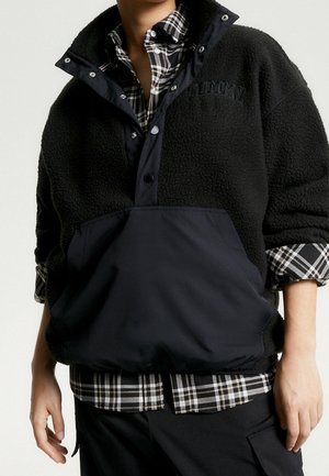 Fleecepullover - black