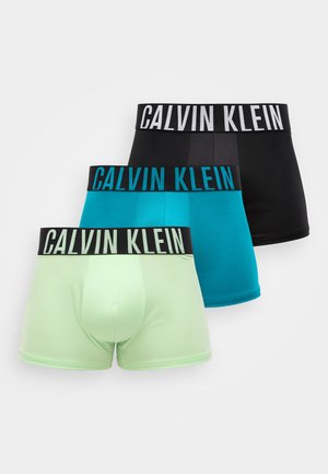 TRUNK INTENSE POWER 3 PACK - Boxer alsónadrág - black/teal breeze/forest freeze