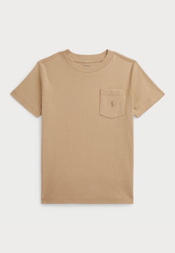 COTTON JERSEY POCKET T-SHIRT - Basic T-shirt - vintage khaki