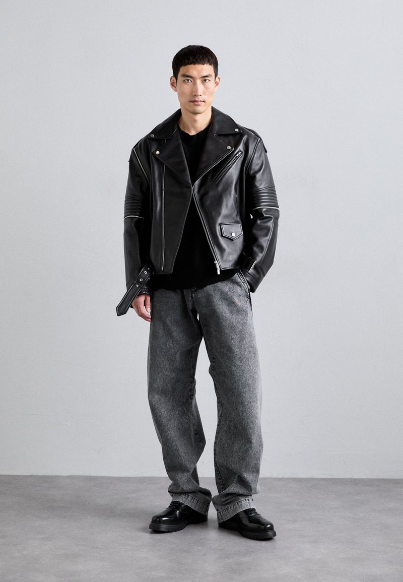 Helmut Lang ASTRO BIKER VERONA - Leather jacket - black 