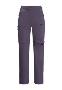 Jack Wolfskin GLASTAL  AWAY - Pantaloni - dark grape
