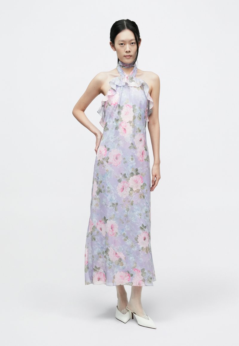 Needle & Thread CAMILLES GARDEN HALTER NECK ANKLE GOWN - Cocktail dress /  Party dress - lavender/purple - Zalando.co.uk