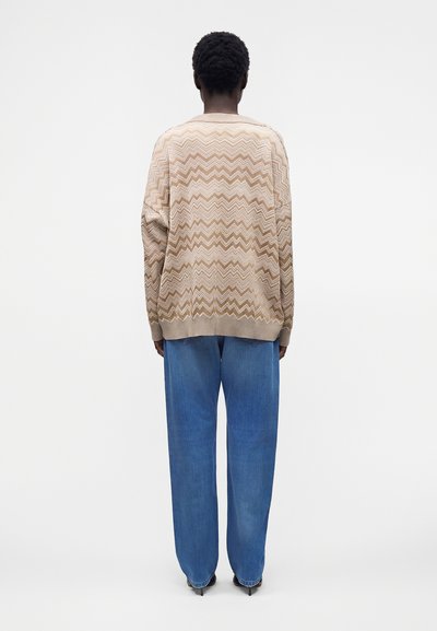 Missoni V NECK - Pullover - beige