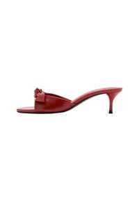 Ciabattine con tacco - red