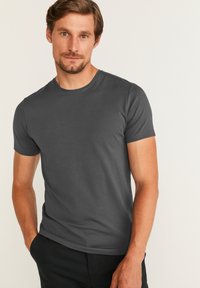 Bläck CORE ROUNDNECK - T-paita - grey