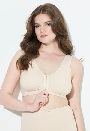 VORDERVERSCHLUSS - Bustier - beige