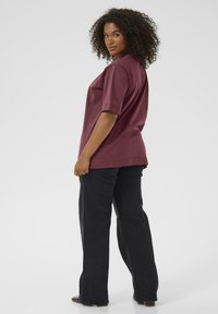 Kaffe Curve MINA - T-shirt basic - windsor wine