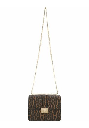 Seidenfelt ROROS UMHÄNGE 21CM - Borsa a tracolla - leo brown