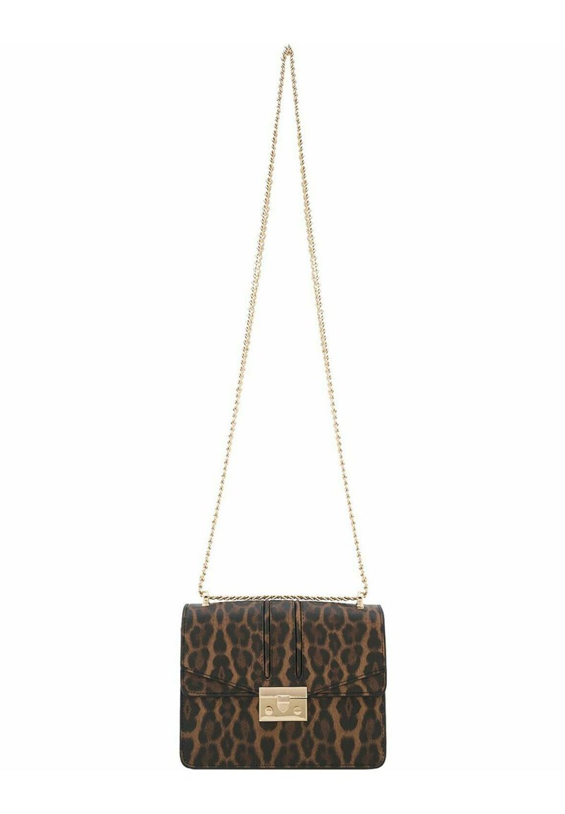 Seidenfelt ROROS UMHÄNGE 21CM - Borsa a tracolla - leo brown
