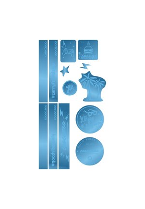 coocazoo REFLEKTIERENDES STICKER-SET - Other accessories - blue