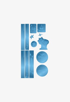 coocazoo REFLEKTIERENDES STICKER-SET - Sonstige Accessoires - blue