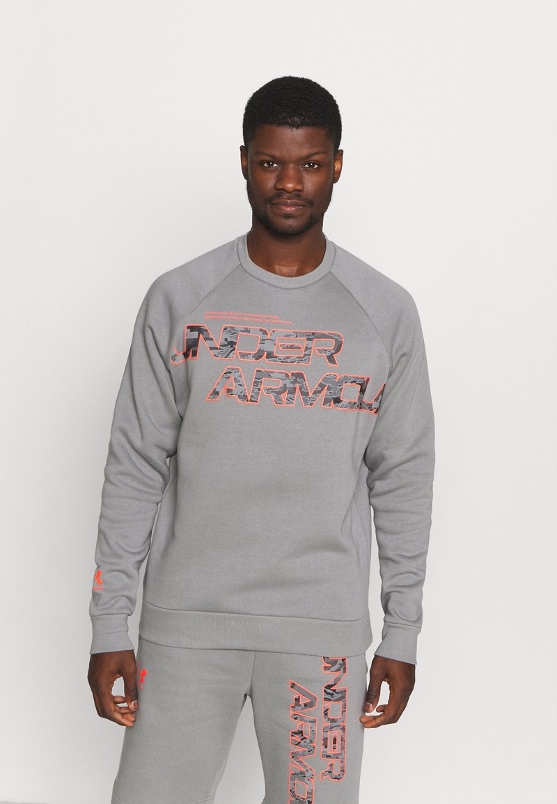 Under Armour RIVAL CAMO SCRIPT - Sweatshirt - grey/grå - Zalando.se