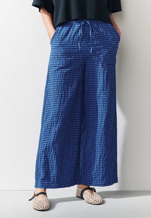 TEXTURED  - Auduma bikses - blue/black