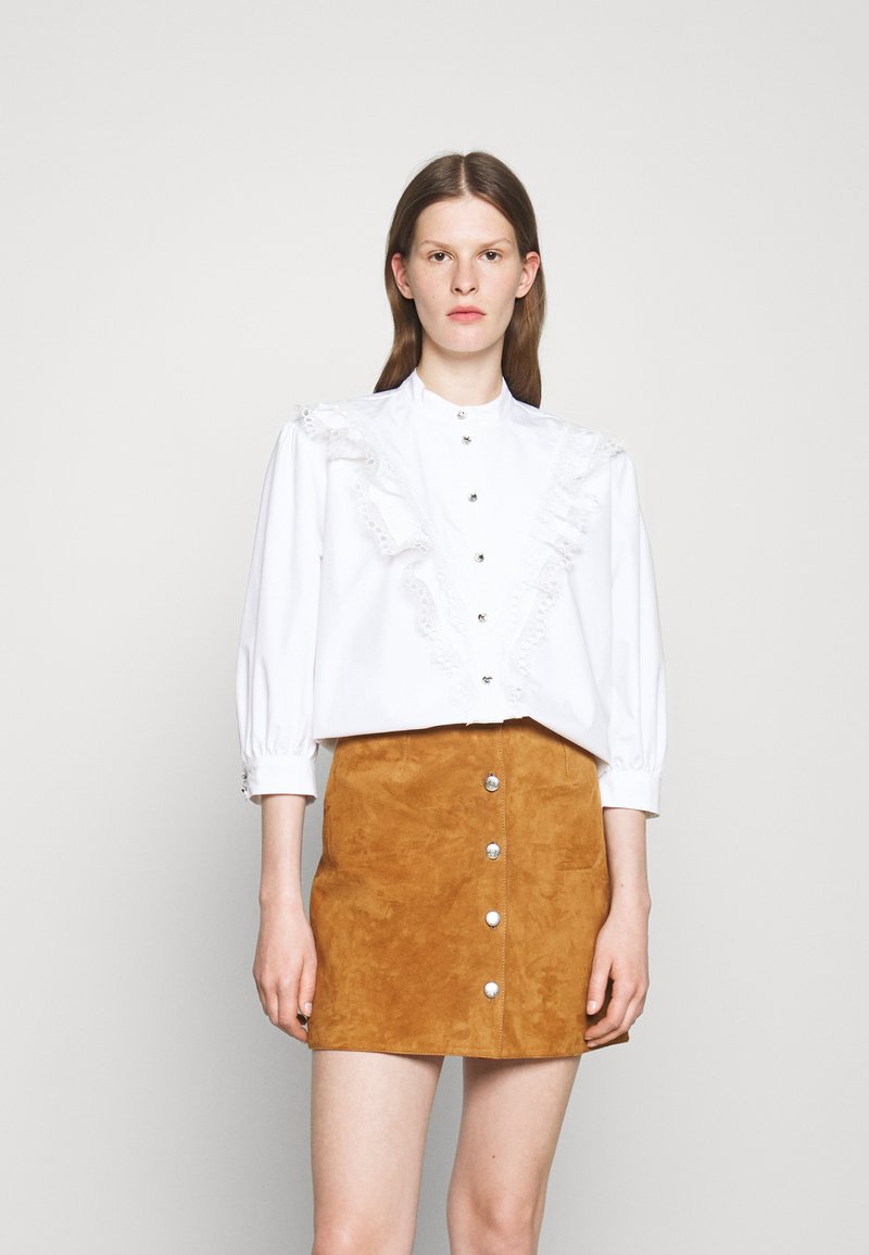 Damen Bekleidung | Alexa Chung FRILL Hemdbluse optic white/weiß - MX05141 Damen Bekleidung | Alexa Chung FRILL Hemdbluse optic white/weiß - MX05141