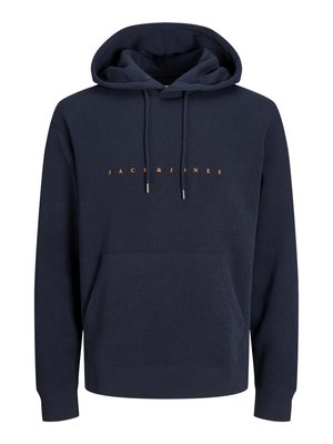 Jack & Jones JJESTAR HOOD - Hoodie - dark navy