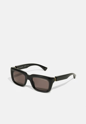 Alexander McQueen RECTANGULAR SQUARED - Aurinkolasit - black/grey