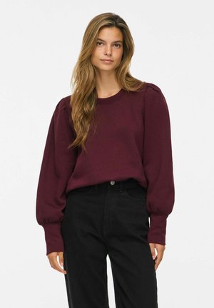VILA, LONG SLEEVED SWEATSHIRT VIVERA ROUND NECK - Sweatshirt - winetasting