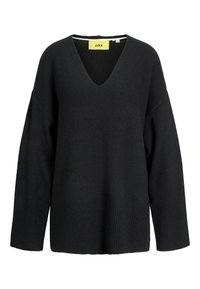 JXLUCCA DIVERSE V-NECK  - Svetrík - black