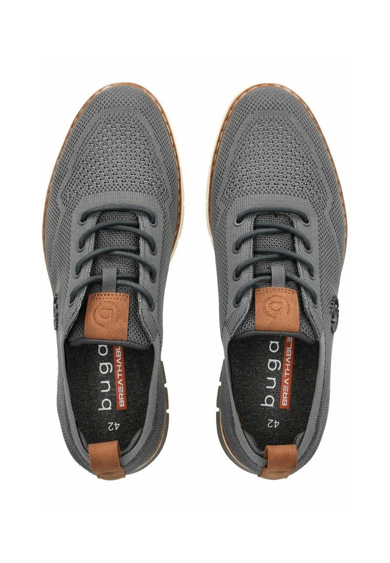 bugatti heren Sportieve sneakers met soft fit functie, elastische veters, Geel, 41 EU