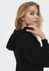 ONLY ONLNEW TESSA HOOD DETAIL - Strickpullover - black