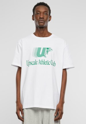 ATHLETIC CLUB HEAVY - Potiskana majica - white