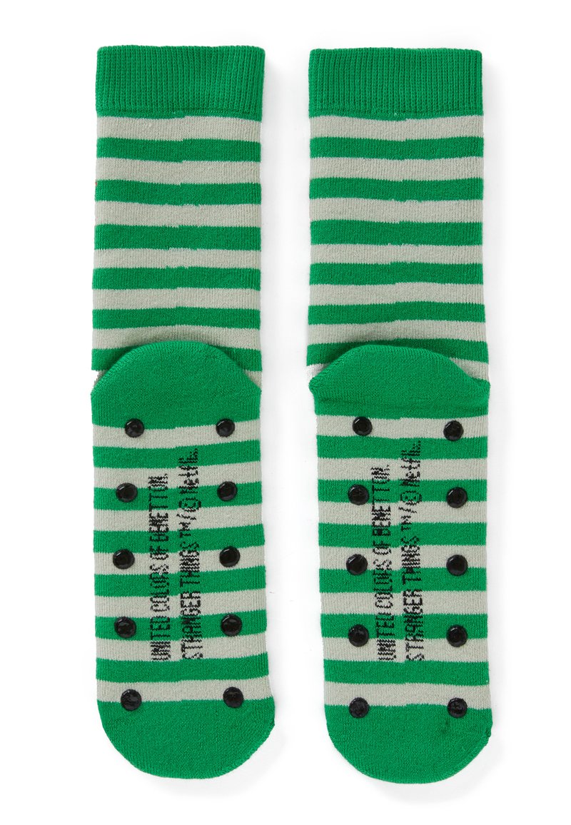 United Colors of Benetton STRANGER THINGS NON-SLIP - Calze - green red white/verde