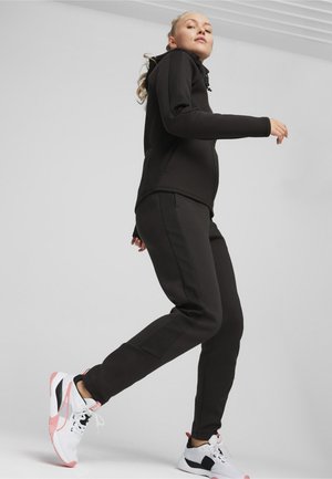 Puma EVOSTRIPE - Sweater met rits - black