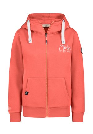 Zip-up sweatshirt - orange