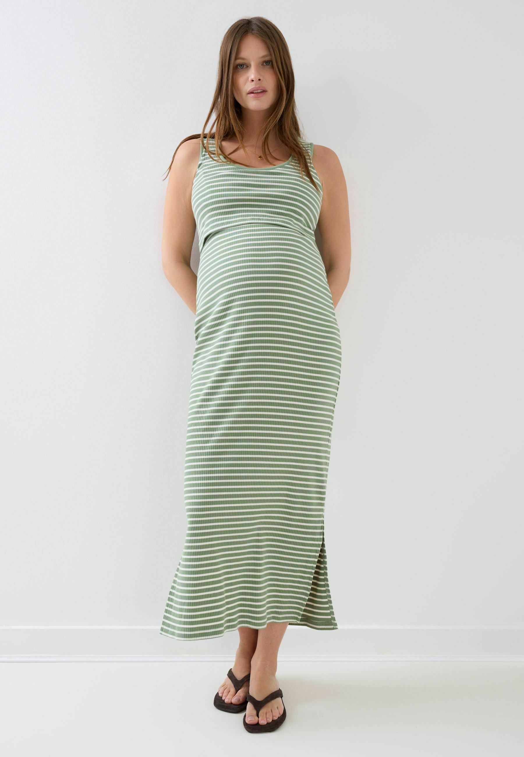 JoJo Maman Bb MATERNITY FIT - DRESS . - Day dress - green - Zalando JoJo Maman Bb MATERNITY FIT - DRESS . - Day dress - green - Zalando