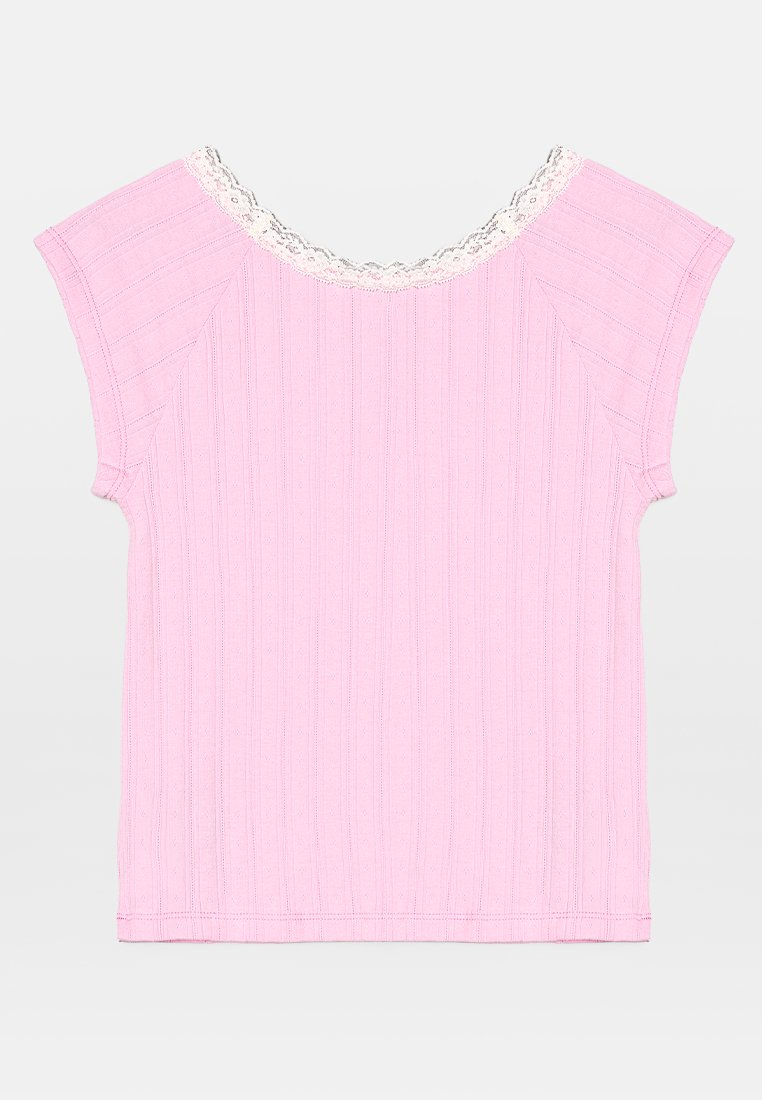 GAP T-shirt print donkerroze