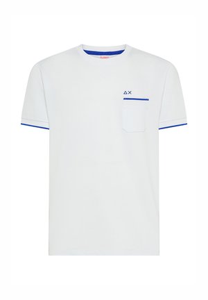 Sun68, T36119 T-SHIRT SUN68 UOMO - T-shirt basic - bianco