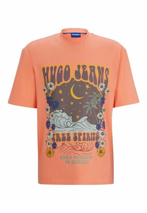 T-shirts print - orange