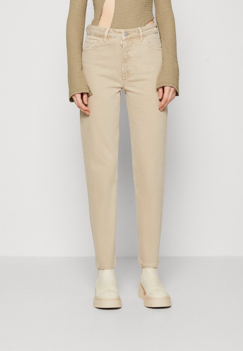 KnowledgeCotton Apparel STELLA TAPERED PANTS Jeans Tapered Fit incense/beige Zalando.de