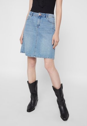 Jupe en jean - light-blue denim