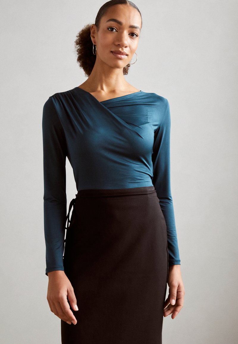 Anna Field - Long sleeved top - dark green, Enlarge