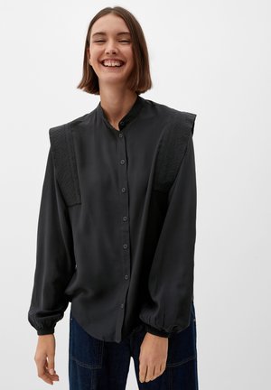 Hemdbluse - schwarz