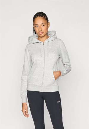 ICONS CONTRAST FULL ZIP HOODIE - Φούτερ με φερμουάρ - grey