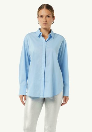 Button-down blouse - hellblau
