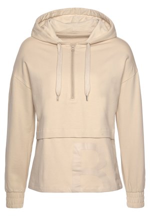 Felpa con cappuccio - beige