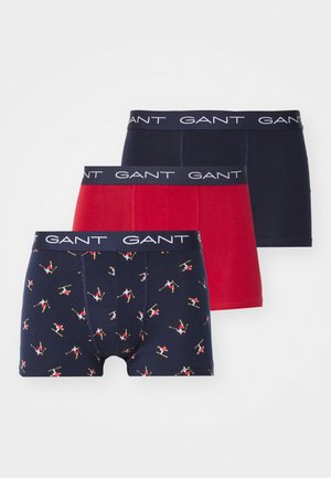 SKIER PRINT TRUNK 3 PACK - Bokserbriefs - evening blue