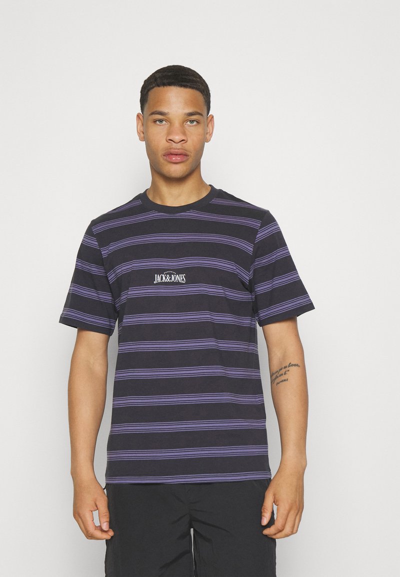 Jack & Jones Tshirt z nadrukiem/granatowy Zalando.pl