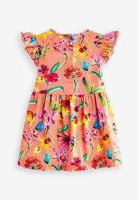 Next Vestido informal - coral pink floral