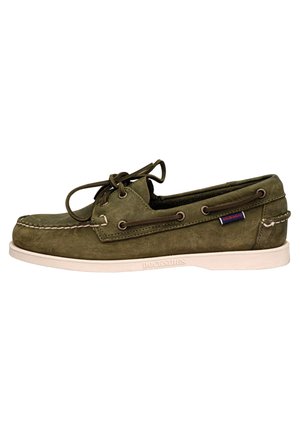 DOCKSIDES CRAZY HORSE - Boat shoes - green military