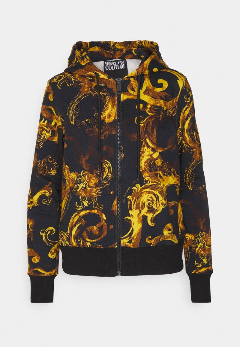 Versace Jeans Couture Sweater met rits zwart Versace Jeans Couture Sweater met rits zwart