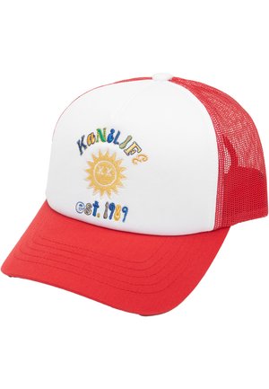 WOVEN SIGNATURE TRUCKER - Caps - red white