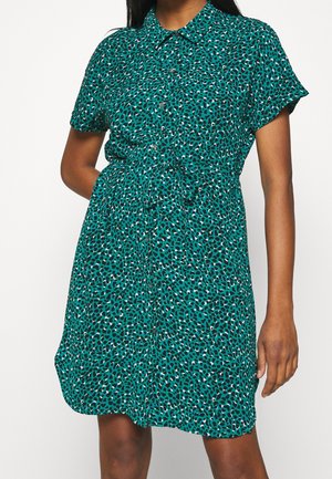 Košilové šaty - green