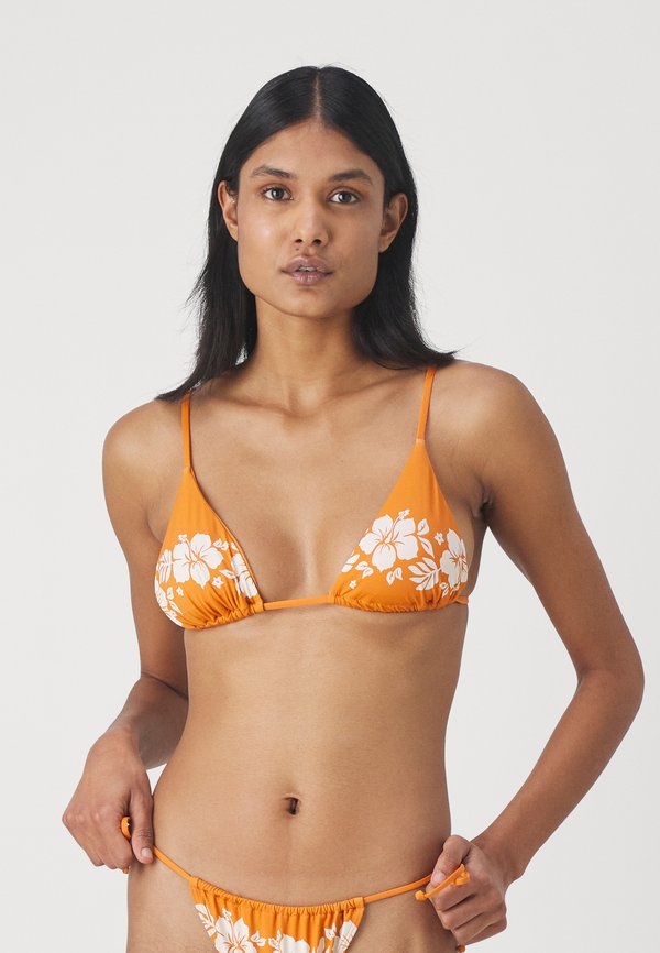 ON ISLAND TIME SLIDE TALL - Bikini top - dried mango